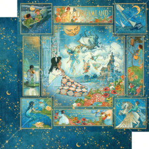 Graphic 45 Dreamland 12x12 Paper Packs Of 5 Sheets