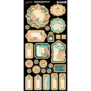 Graphic 45 Journaling Chipboard Cafe