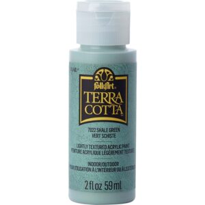 Shale Green Folkart Terra Cotta Textured Paint - 2 Oz