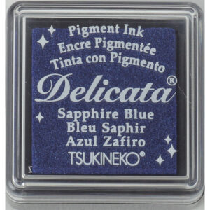 Tsukineko Sapphire Blue Delicata Ink Pad Small