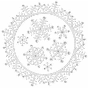 Sue Dix Snowflakes Frame Sweet Dixie Cutting Die