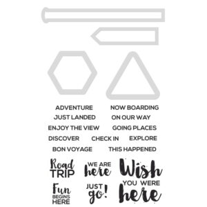 Kaisercraft Decorative Die & Stamp Road Trip