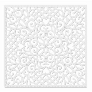 Sue Dix Filigree Square Background Sweet Dixie Cutting Die