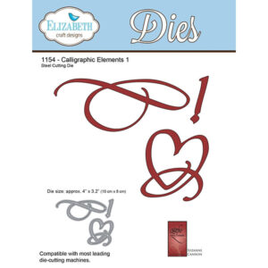 Elizabeth Craft Designs Calligraphic Elements 1