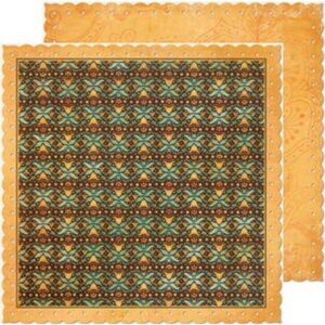 My Minds Eye Love Brocade Diecut Paper