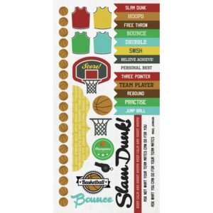 Kaisercraft On! Basketball Sticker