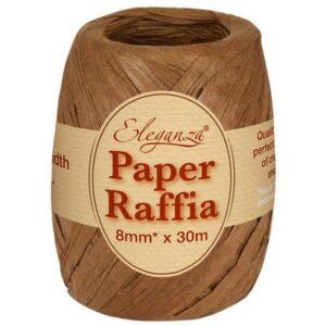 Paper Raffia No.58 Chocolate - 8mm X 30m