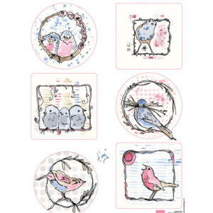 Marianne Design Pastel Birds Packs Of 10's