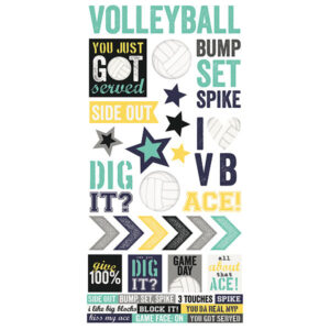Simple Stories 6x12 Sticker Volleyball
