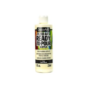 DecoArt Ivory Fluid Art Ready To Pour Acrylic