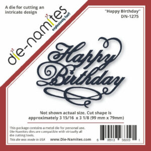Die-Versions Happy Birthday