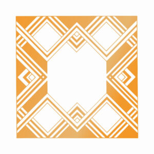 Couture Creations Geometric Frame Hotfoil Stamp