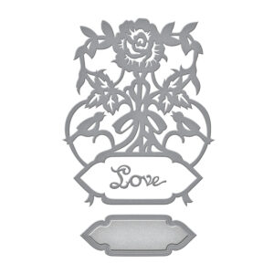 Spellbinders Rose Bird Topiary - Shapeabilities