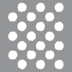 DecoArt Ikat Polka Dot Stencil