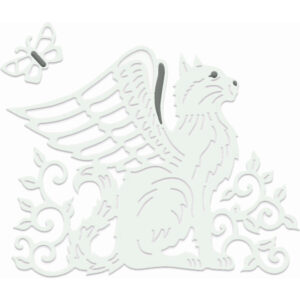 Sue Dix Winged "angel" Cat Sweet Dixie Cutting Die