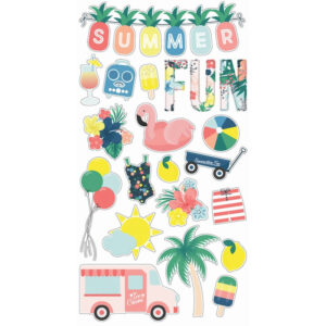 Simple Stories 6x12 Chipboard Sunshine And Blue Skies