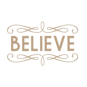 Spellbinders Believe Holiday Glimmer Plate