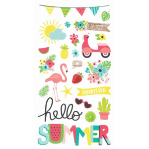 Simple Stories 6x12 Chipboard Hello Summer