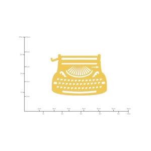 Kaisercraft Decorative Die Typewriter