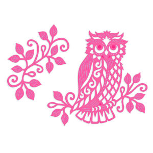 Sue Dix Owl & Branch 2 Sweet Dixie Cutting Die