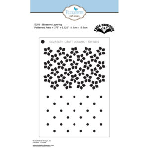 Elizabeth Craft Designs Blossom Layering Stencil