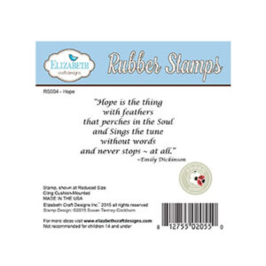 Elizabeth Craft Designs Hope Is Stamp