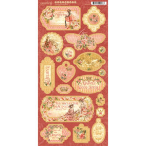 Graphic 45 Princess Chipboard