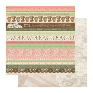 Kaisercraft 12x12 Scrapbook Paper Threadwork Packs Of 10 Sheets