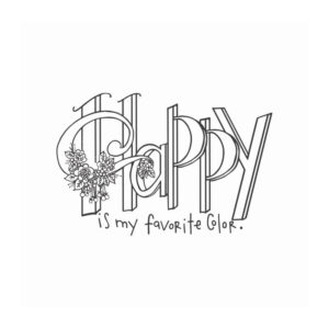 Spellbinders Happy Is My Favourite Colour