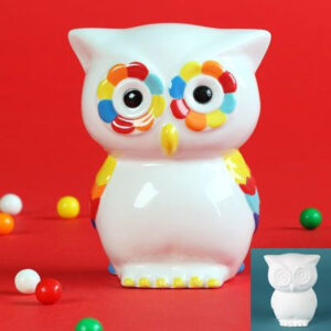 Retro Owl Bank (moneybox) (Carton Of 6)