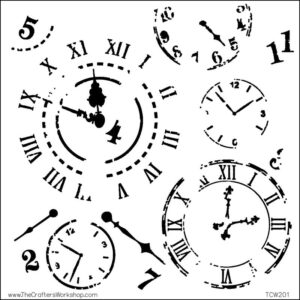 The Crafters Workshop Mini Template Time Travel