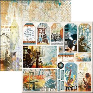 Ciao Bella 12"x12" Sheets X12 Blue Note