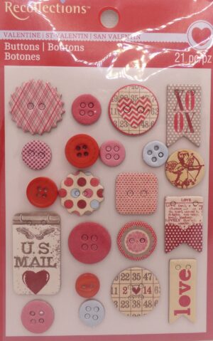 My Minds Eye Love Me Buttons 4x6