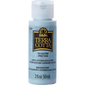 Sea Stone Folkart Terra Cotta Textured Paint - 2 Oz