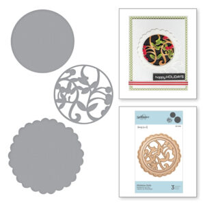Spellbinders Mistletoe Doily Etched Dies
