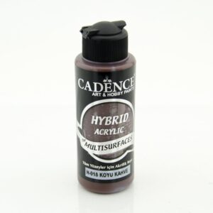 Cadence Dark Brown 120 Ml Hybrid Acrylic Paint For Multisurfaces