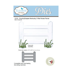 Elizabeth Craft Designs Kentucky 3 Rail Horse Fence