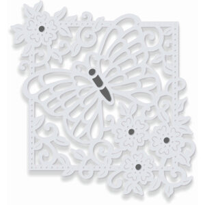 Sue Dix Butterfly Square Sweet Dixie Cutting Die