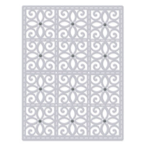 Sue Dix Rectangular Tiled Background Sweet Dixie Cutting Die