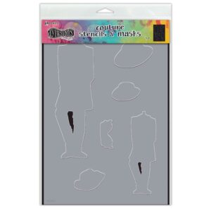 Ranger Dylusions Couture Stencils & Masks A Day At The Races