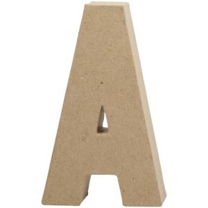 Creativ Letter A - 20.5cm - Single Paper Mache