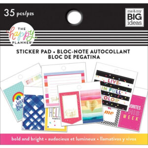 Pln Tiny Sticker Pad Bold And Bright Sticky Pads