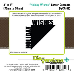 Die-Versions Corner Concepts Holiday Wishes