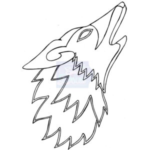 Photocentric Lindsay Mason Zendoodle - Wolf Howl
