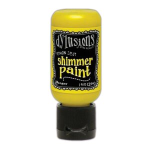 Ranger Dylusions Shimmer Paint 1oz. Lemon Zest