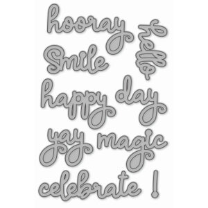 Simple Stories Happy Words 4x6 Dies