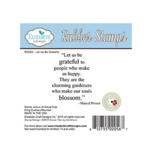 Elizabeth Craft Designs Let Us Stamp