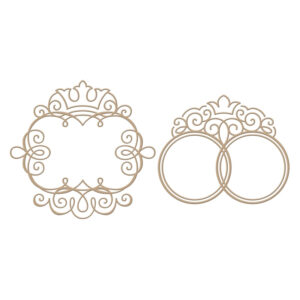 Spellbinders Monogram Medallions Glorious Glimmer Plate