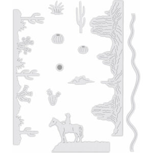 Sue Dix Desert Scene Sweet Dixie Cutting Die
