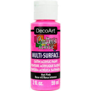 DecoArt Hot Pink Crafters Multi-surface 2-oz.